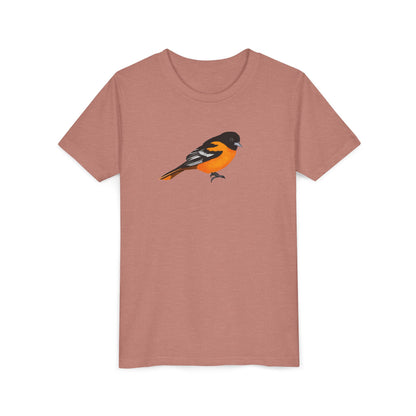 Baltimore Oriole Birding & Birdwatching Bird Youth T-Shirt