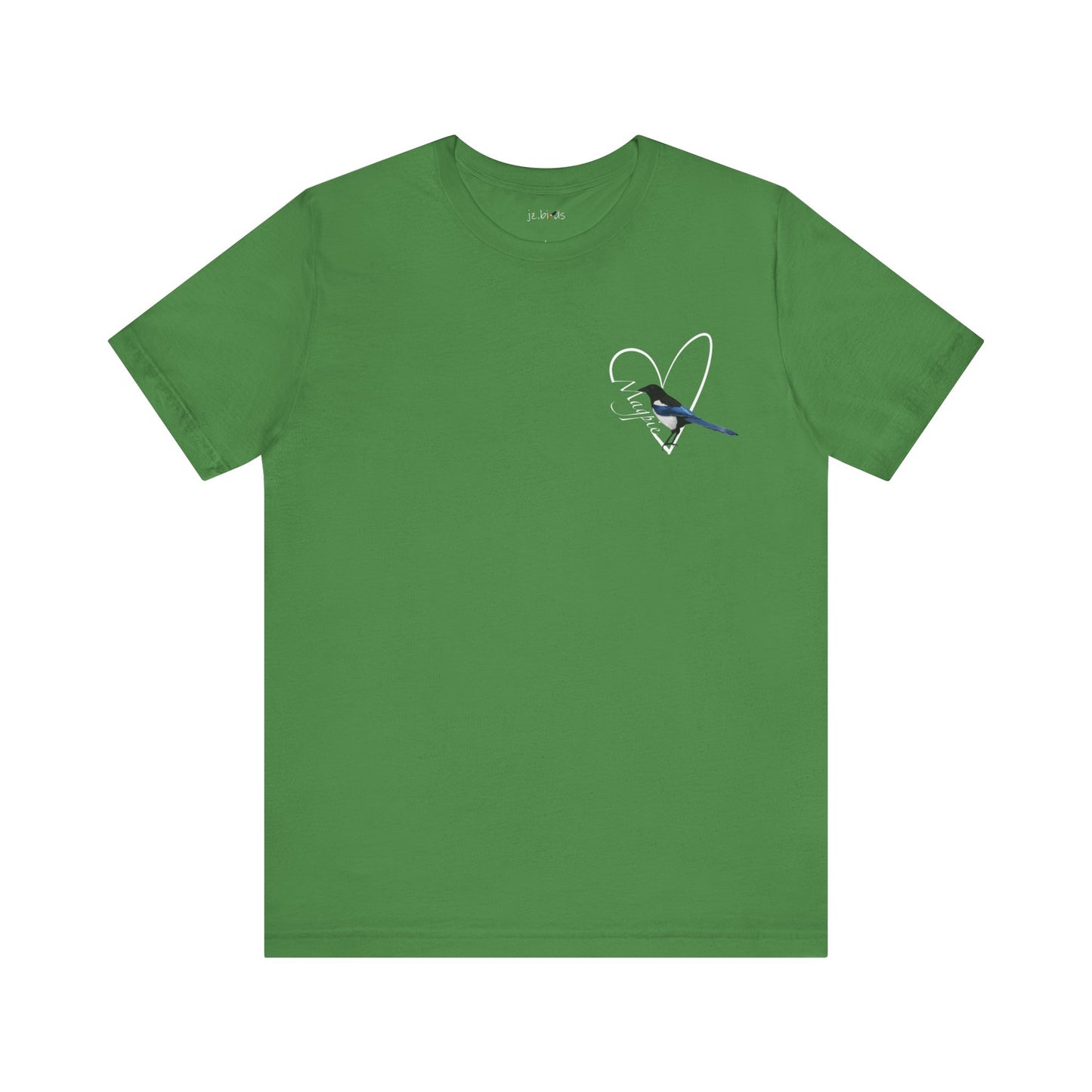 Magpie Heart Birdwatcher Bird T-Shirt