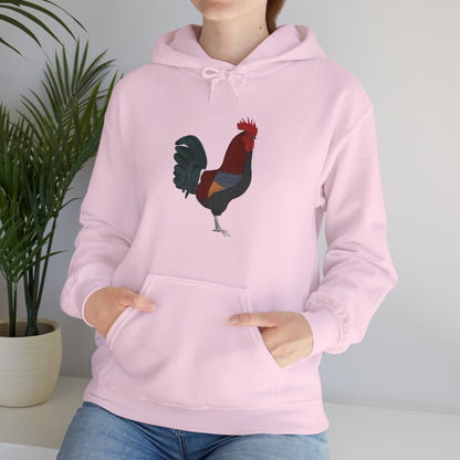 Rooster Bird Birdwatching Birder Hoodie