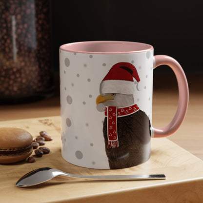 Bald Eagle Christmas Bird Coffee Mug