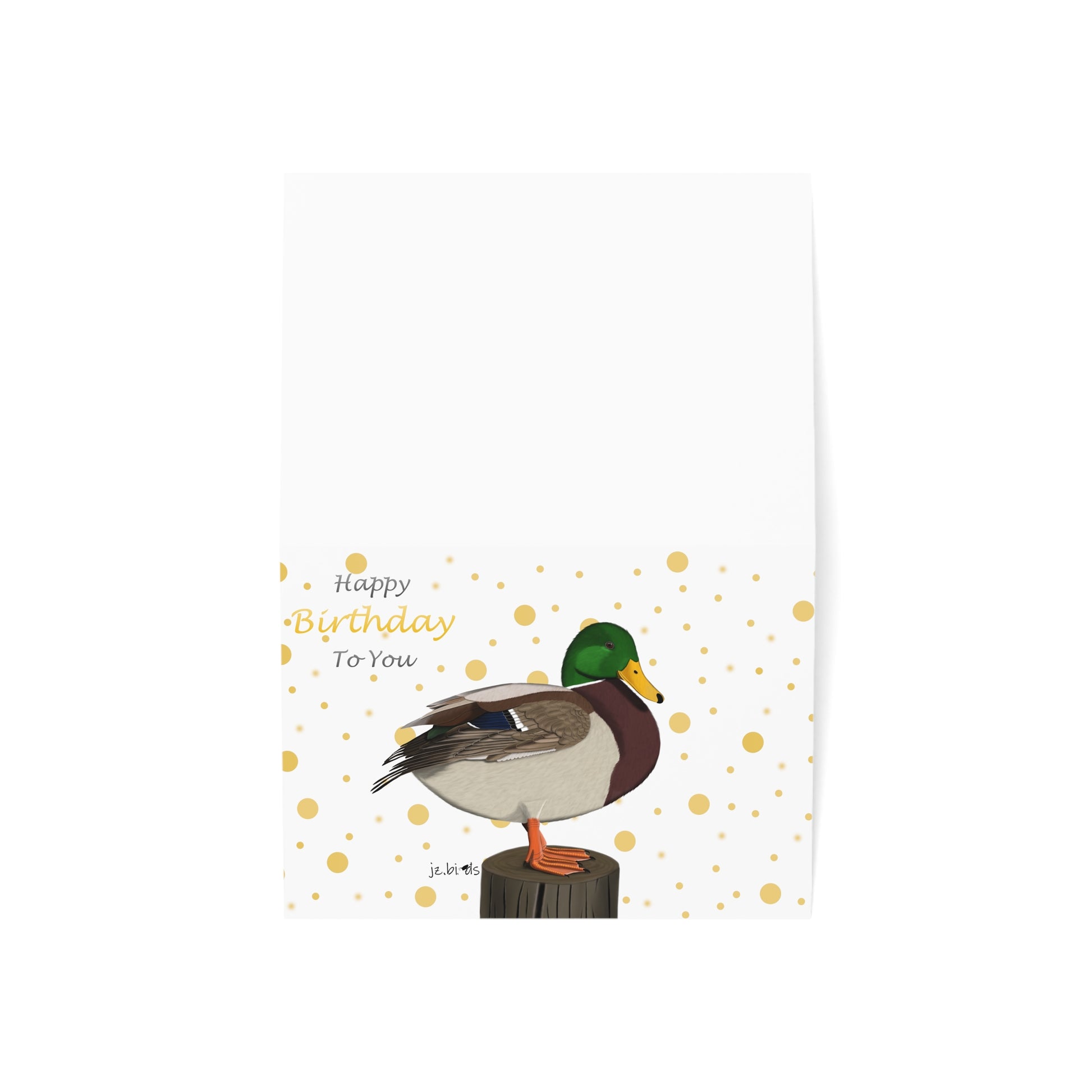 Mallard Birthday Card – Premium Matte Bird Greeting – Cards