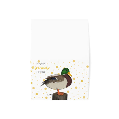 Mallard Birthday Card – Premium Matte Bird Greeting – Cards