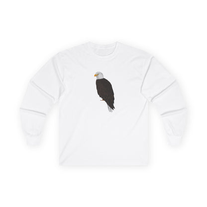 Bald Eagle Birding & Birdwatching Bird Cotton Long Sleeve T-Shirt