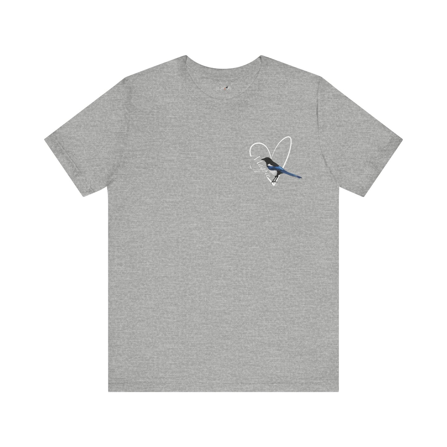 Magpie Heart Birdwatcher Bird T-Shirt