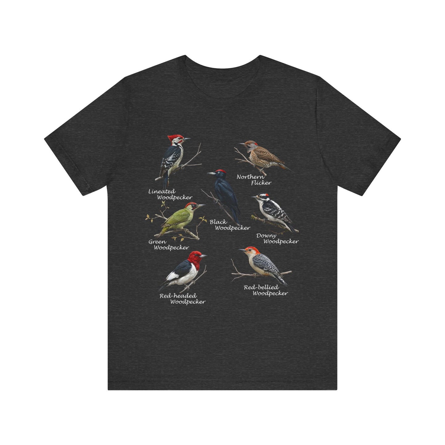 Woodpecker Field Guide T-Shirt | Bird Watching & Ornithology Shirt – lover