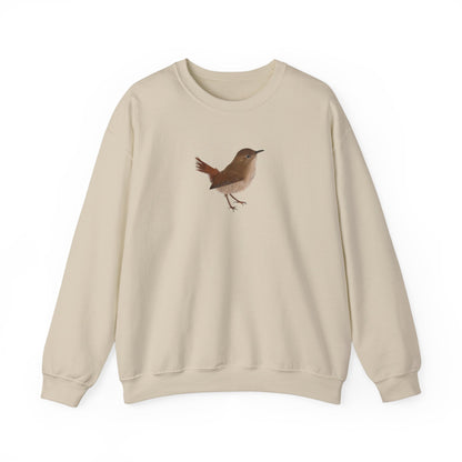 Wren Bird Watcher Biologist Crewneck Sweatshirt