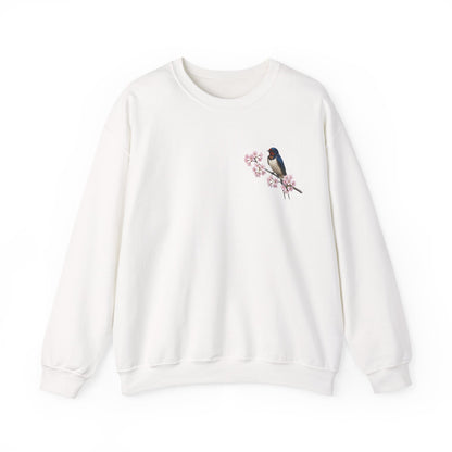 Barn Swallow Sweatshirt on Animal Lover Gift background