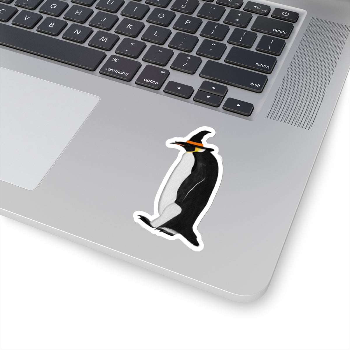 Penguin Halloween Witch Hat Bird Sticker