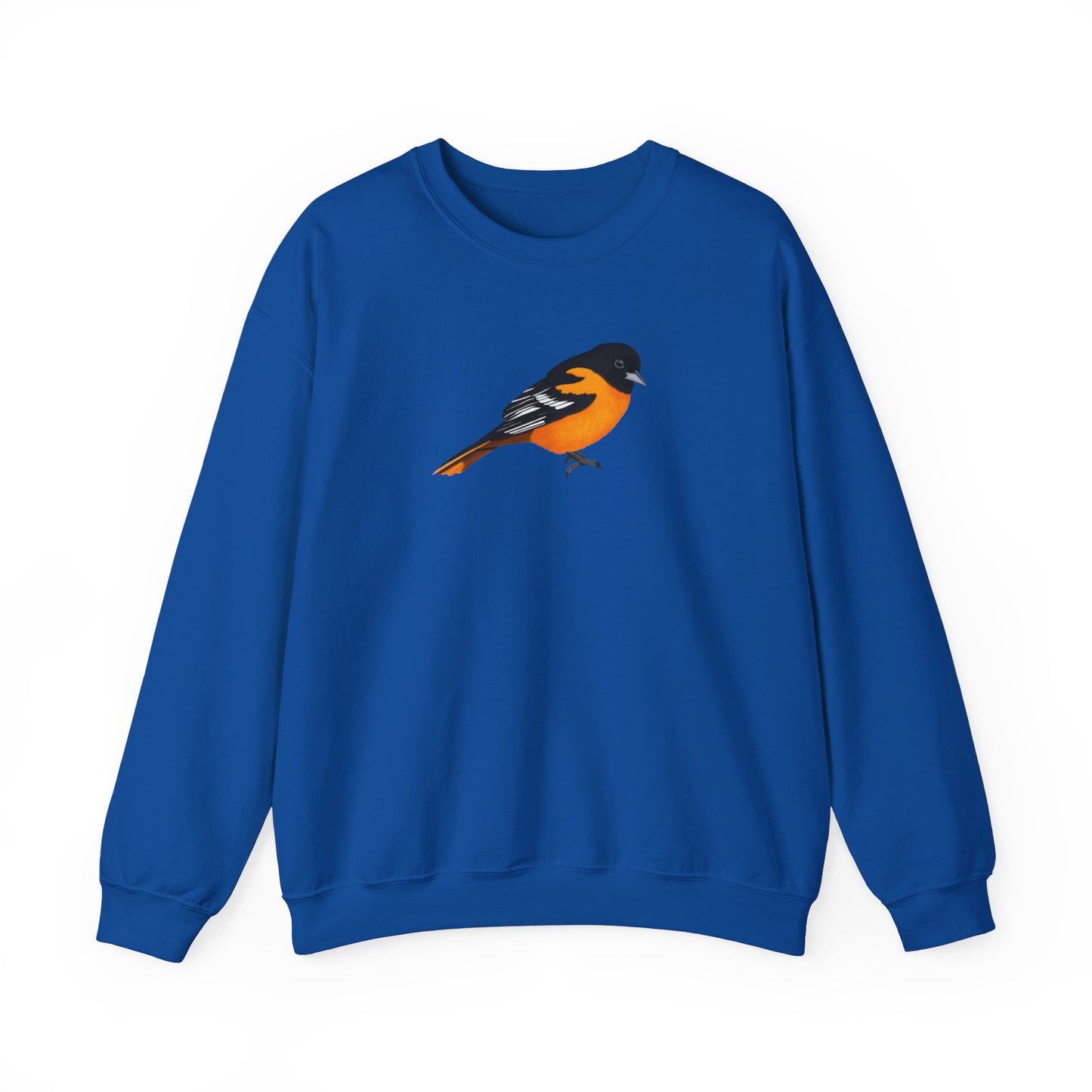 Baltimore Oriole Bird Watcher Biologist Crewneck Sweatshirt
