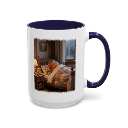 Robin Rosi Sleeping in Bed Mug for Bird Lovers