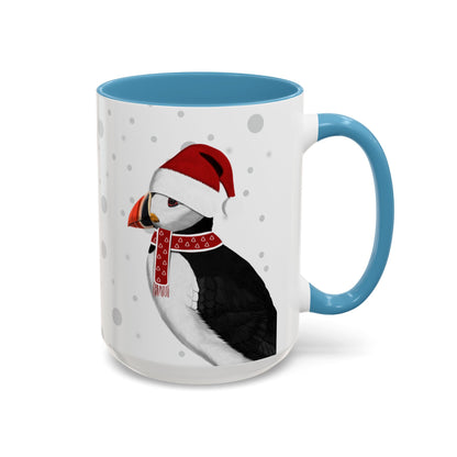 Puffin Christmas Bird Coffee Mug