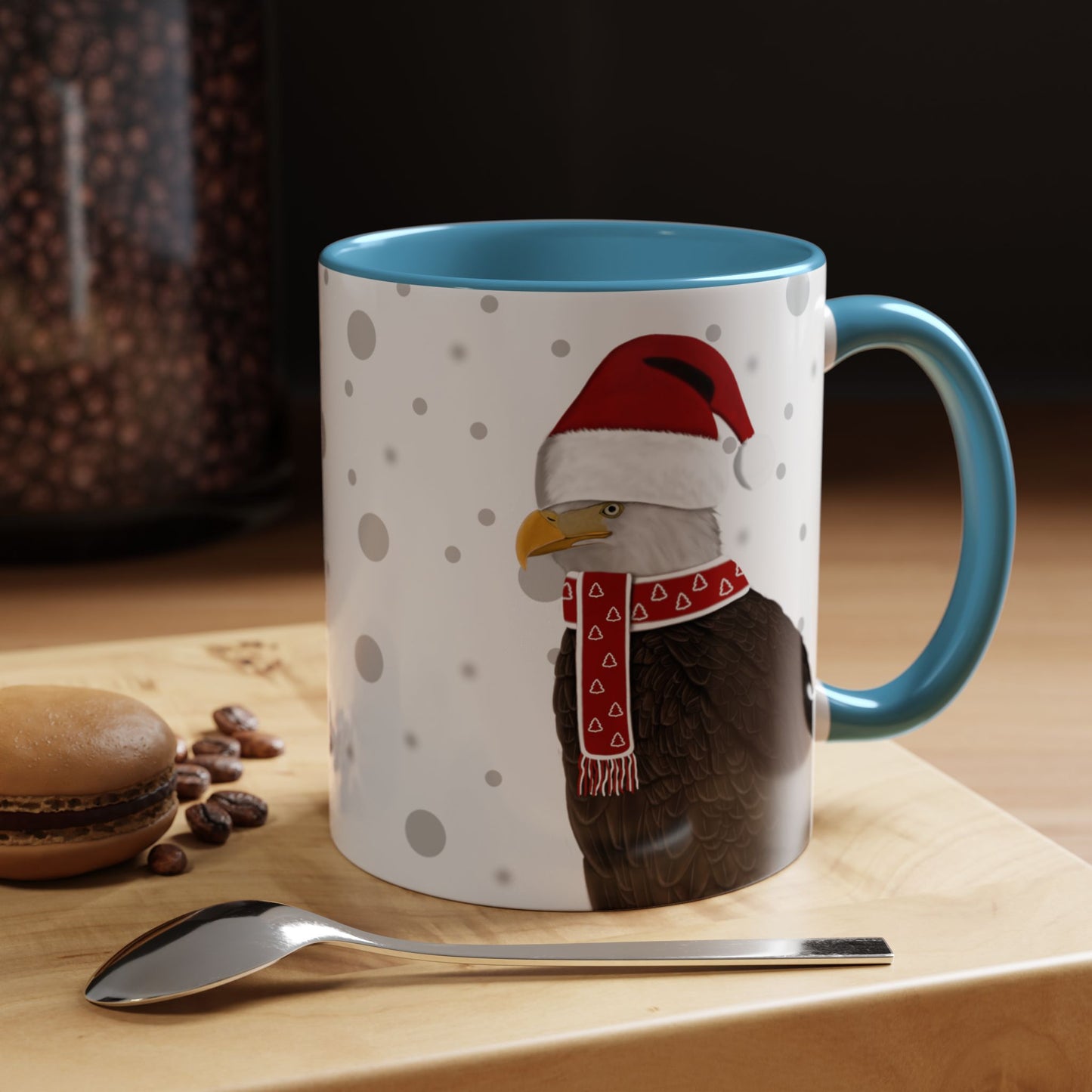 Bald Eagle Christmas Bird Coffee Mug