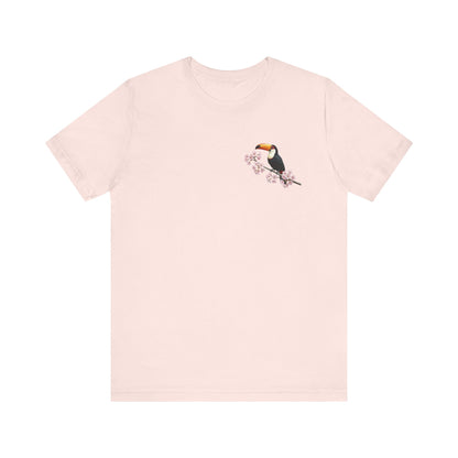 Tukan T-Shirt mit Vogel bird graphic tee Hintergrund