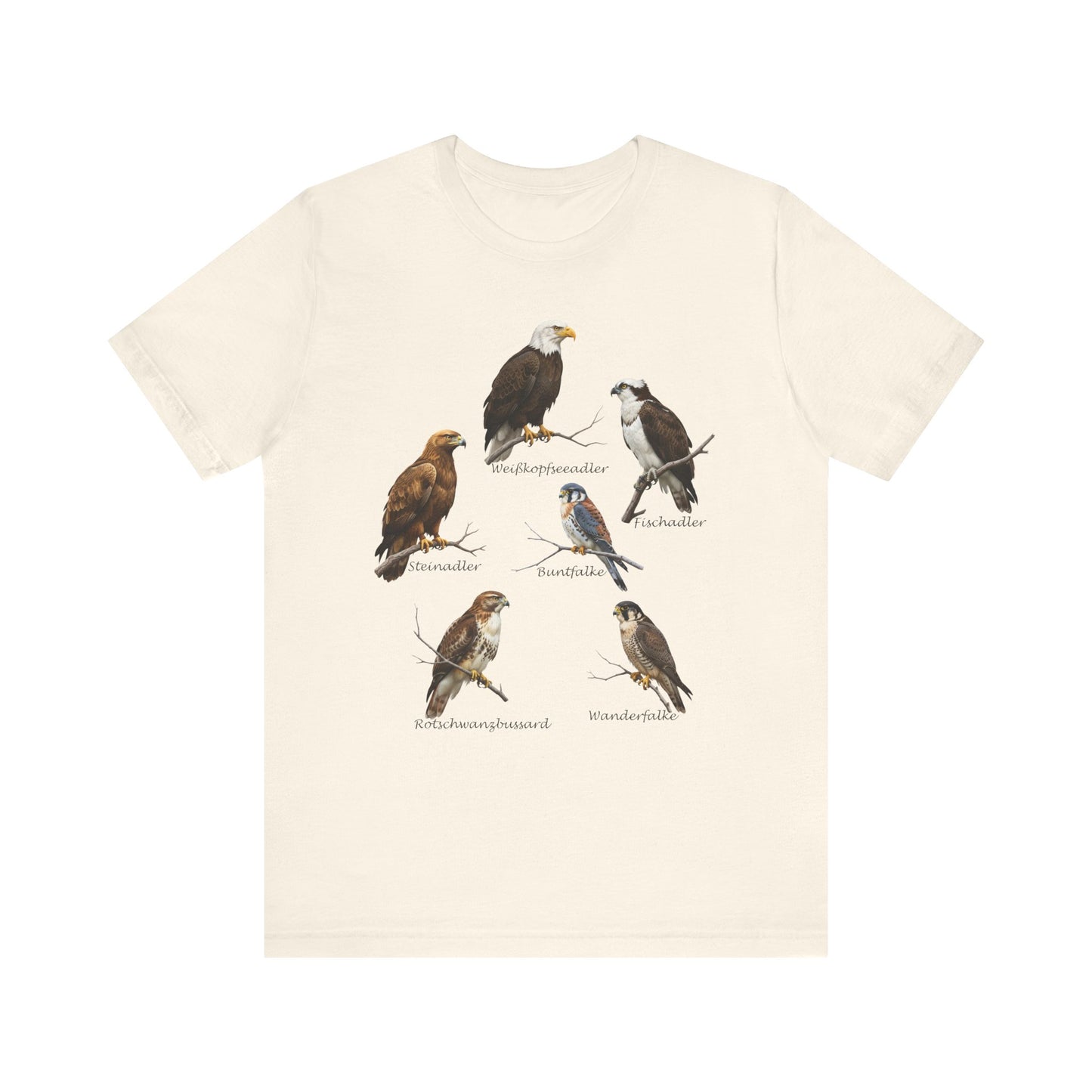 Falke Vogel T-Shirt mit bird graphic tee Hintergrund