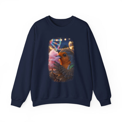 Robin Rosi Pink Cotton Candy Premium Sweatshirt for Bird Lovers