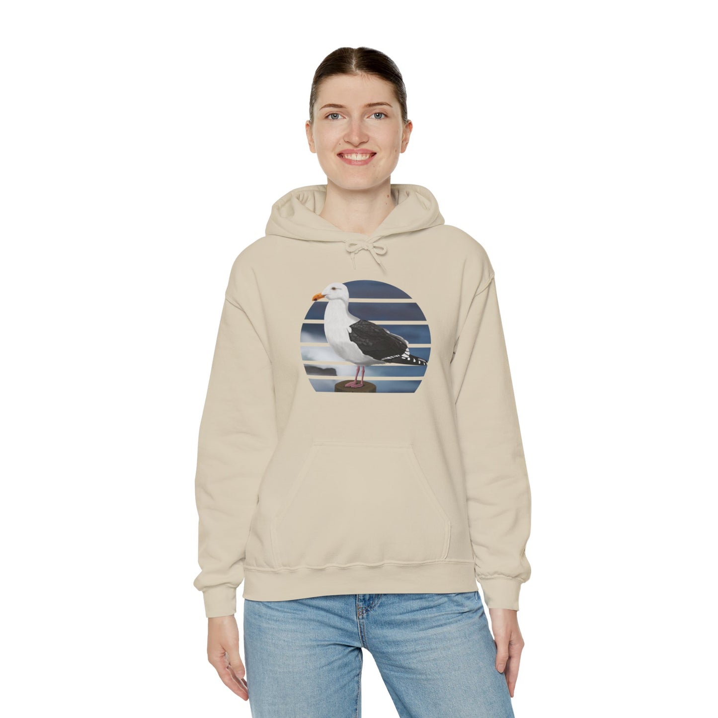 Seagull Bird Hoodie