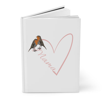 Mama with Heart Bird Hardcover Journal 150 Pages 5.75"x8" Mother's Day