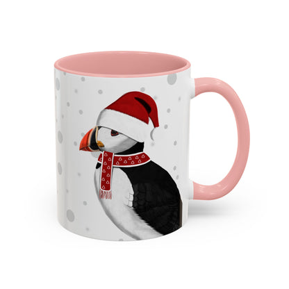 Puffin Christmas Bird Coffee Mug