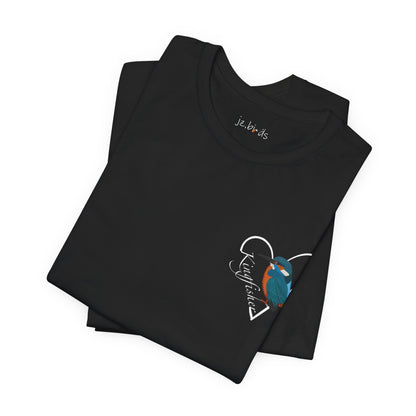 Kingfisher Heart Birdwatcher Bird T-Shirt