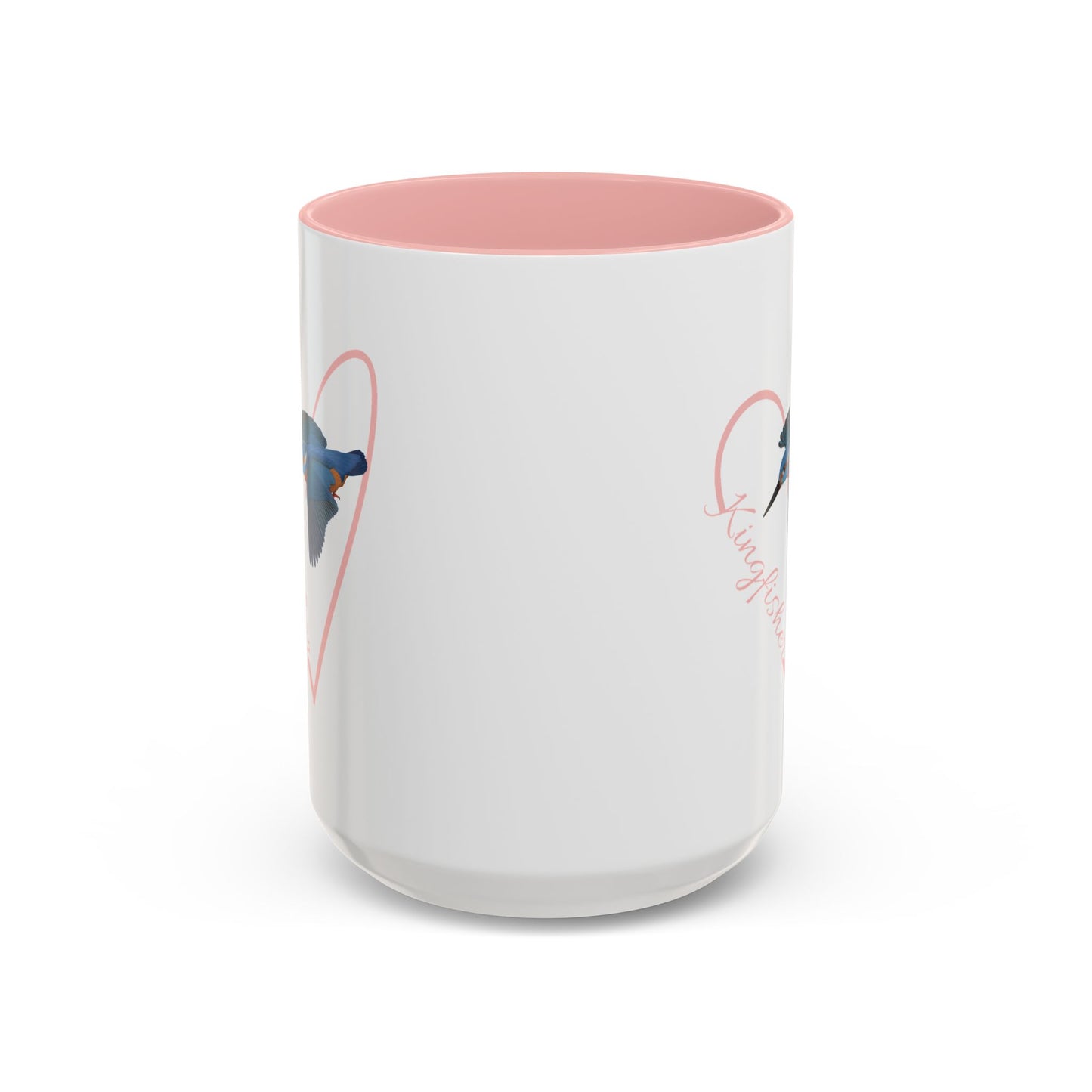 Kingfisher Mug Bird with Heart for Bird Lovers