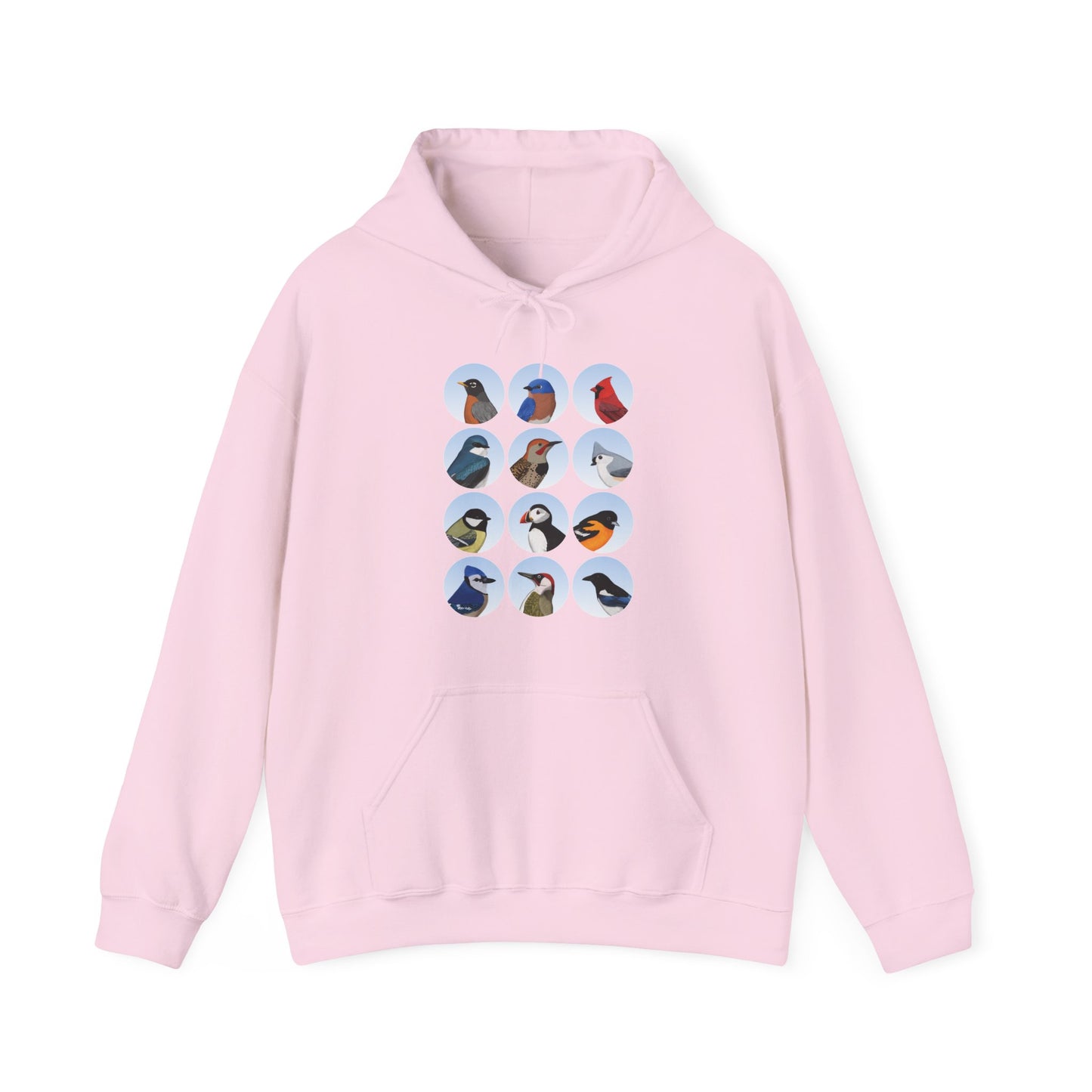 Birds Hoodie Bluebird Cardinal Blue Jay Robin Oriole Bird Lover & Bird Watcher