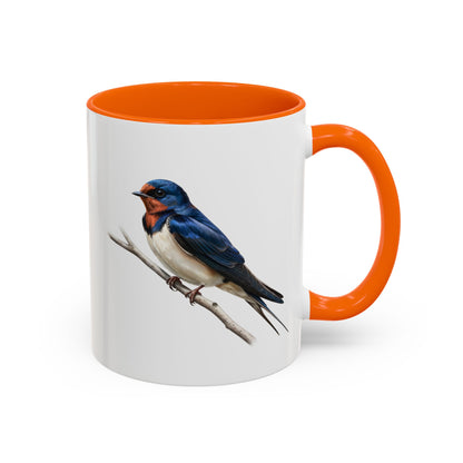 ツバメの陶器製コーヒーマグ – バードウォッチャーへのカスタムギフト