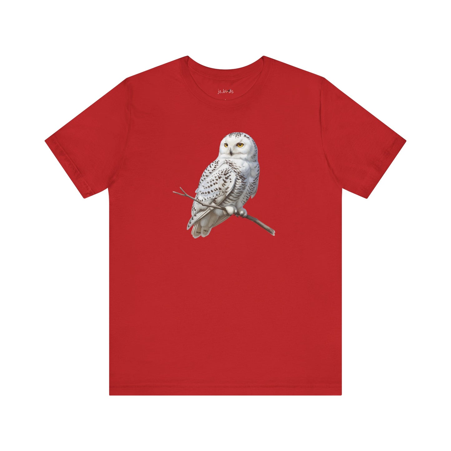 Snowy Owl T-Shirt | Unisex Bird Lover Tee | Wildlife Birder Gift