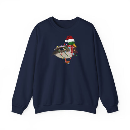 Ente Weihnachts-Sweatshirt | Unisex Vogel Sweater für Vogelfreunde & Vogelbeobachter