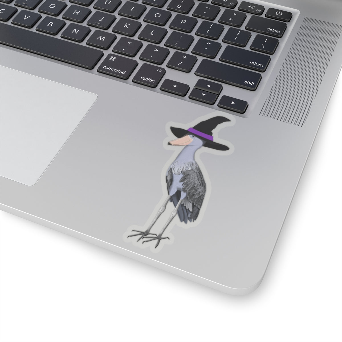 Shoebill Halloween Witch Hat Bird Sticker