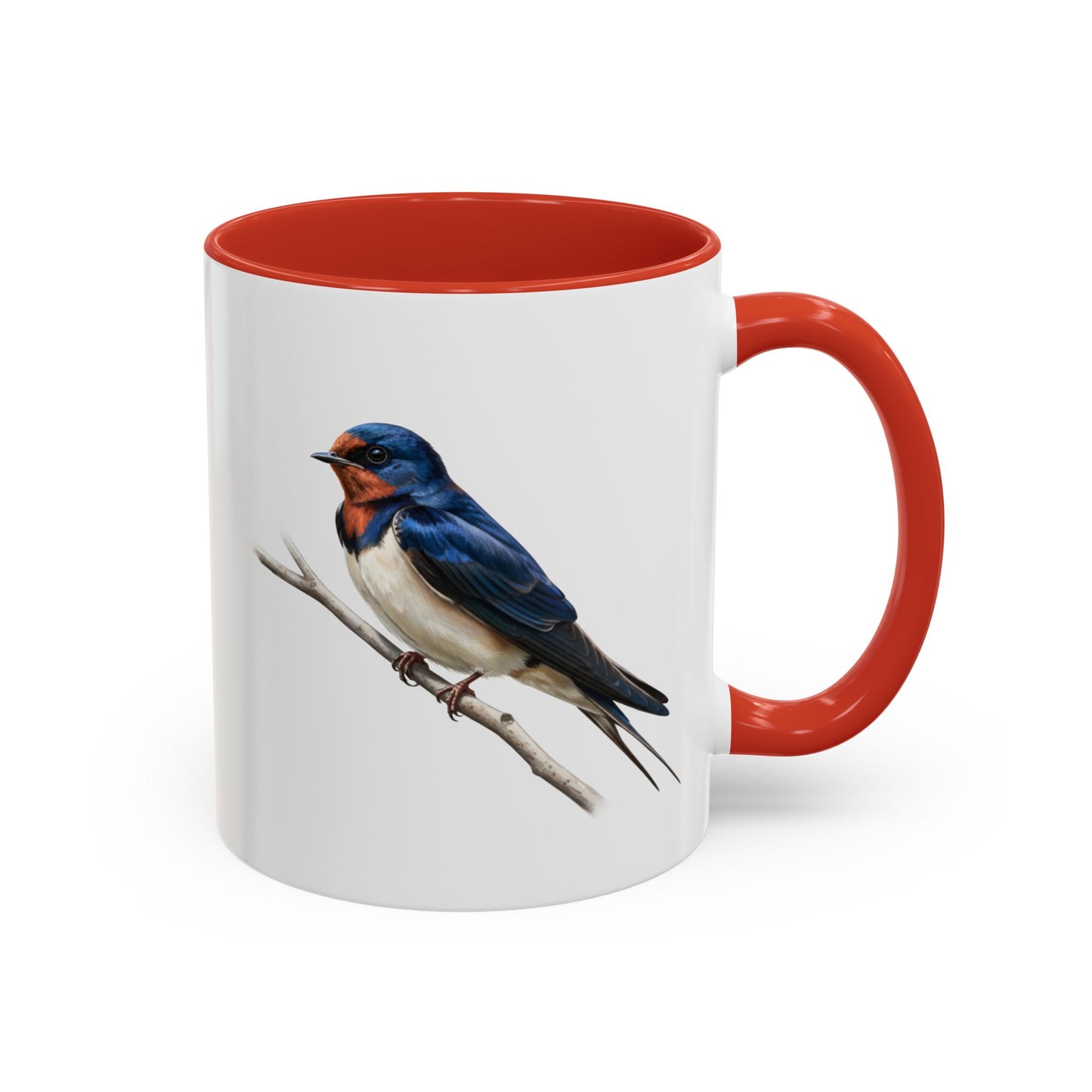 ツバメの陶器製コーヒーマグ – バードウォッチャーへのカスタムギフト