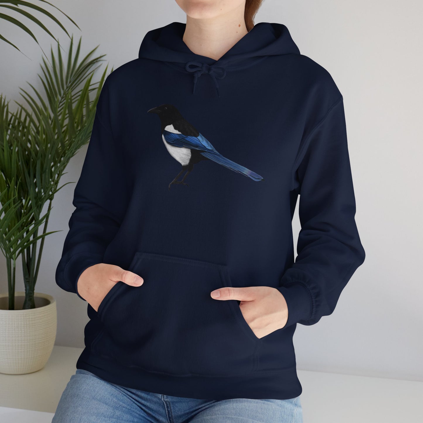 Magpie Bird Birdwatching Birder Hoodie