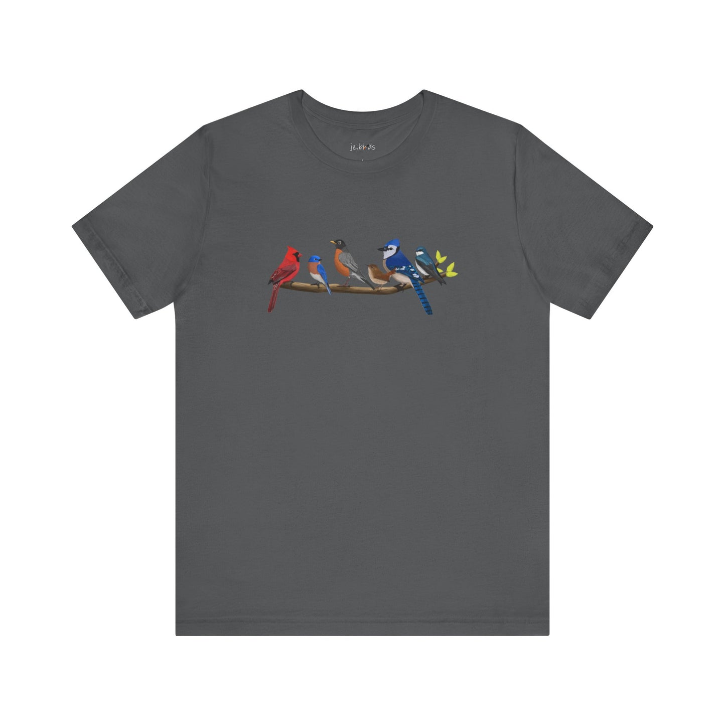 Birds on a Branch T-Shirt Bluebird Cardinal Blue Jay Bird Watcher Bird Lover