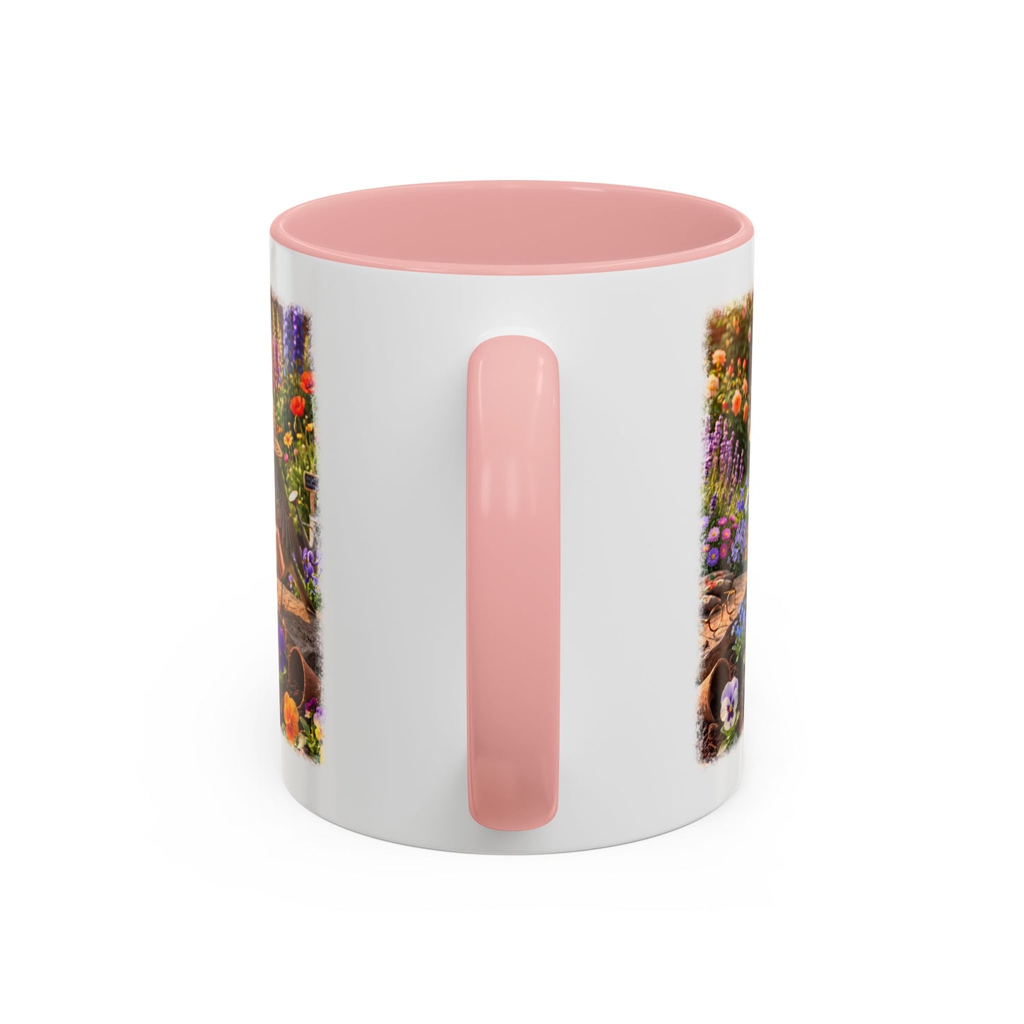 Robin Rosi Watering Flowers Mug for Bird Lovers