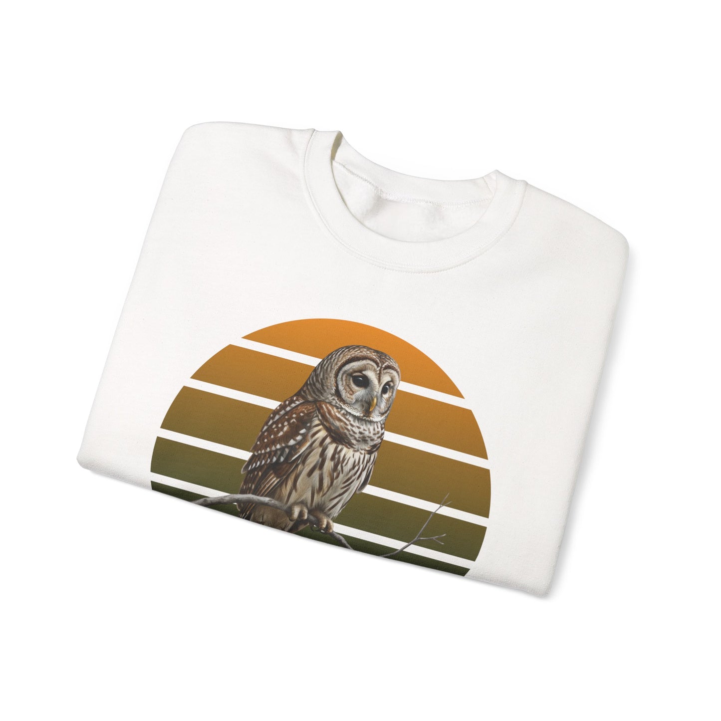 Barred Owl Sweatshirt | Unisex Bird Lover Pullover | Wildlife Birder Gift | Bird Crewneck