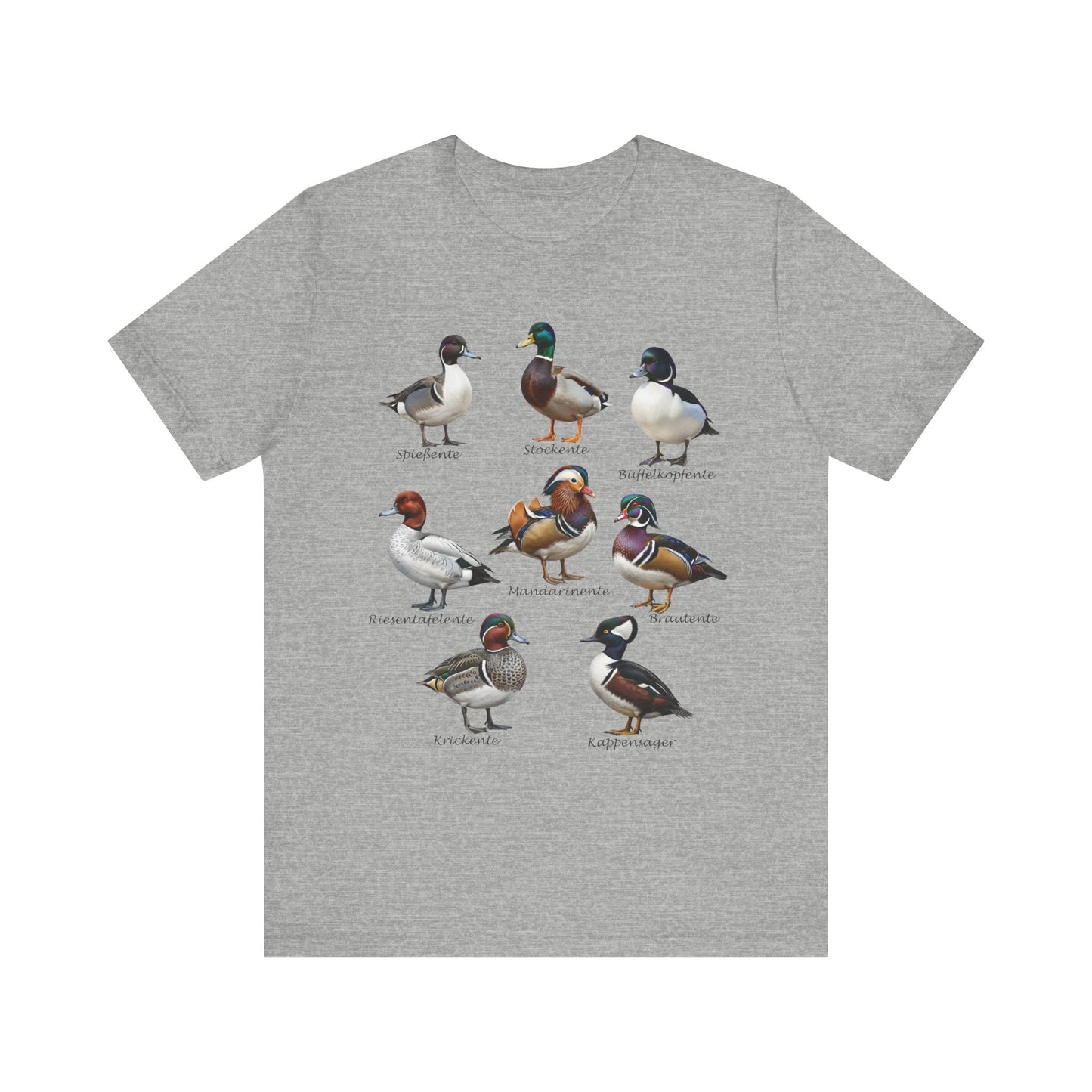 T-Shirt mit Entenarten: Vogel – bird graphic tee, watching gear