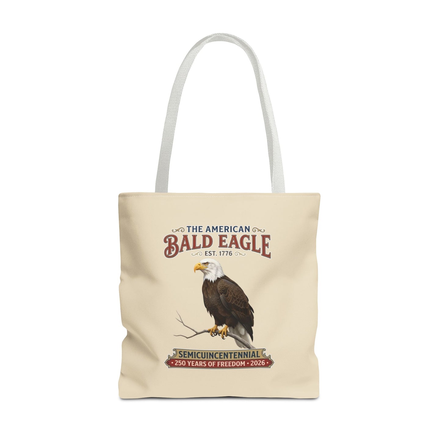 Vintage American Bald Eagle Tote Bag | US 250th Anniversary Semiquincentennial