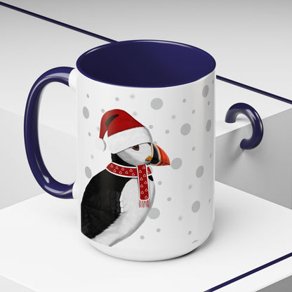 Puffin Christmas Bird Coffee Mug