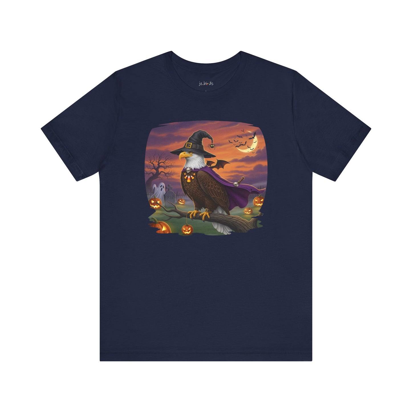 Bald Eagle Halloween Bird T-Shirt - Spooky and Funny Halloween Costume for Bird Lovers