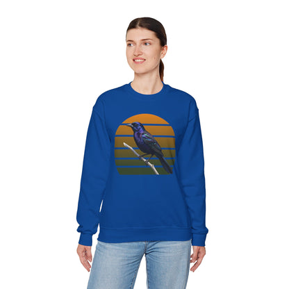 Grackle Sweatshirt | Common Grackle Birder Gift | Great-Tailed Bird Lover Crewneck