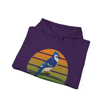 Blue Jay Bird Hoodie