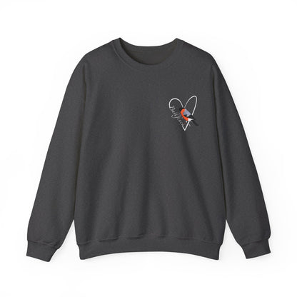 Bullfinch Heart Birdlover Biologist Bird Sweatshirt