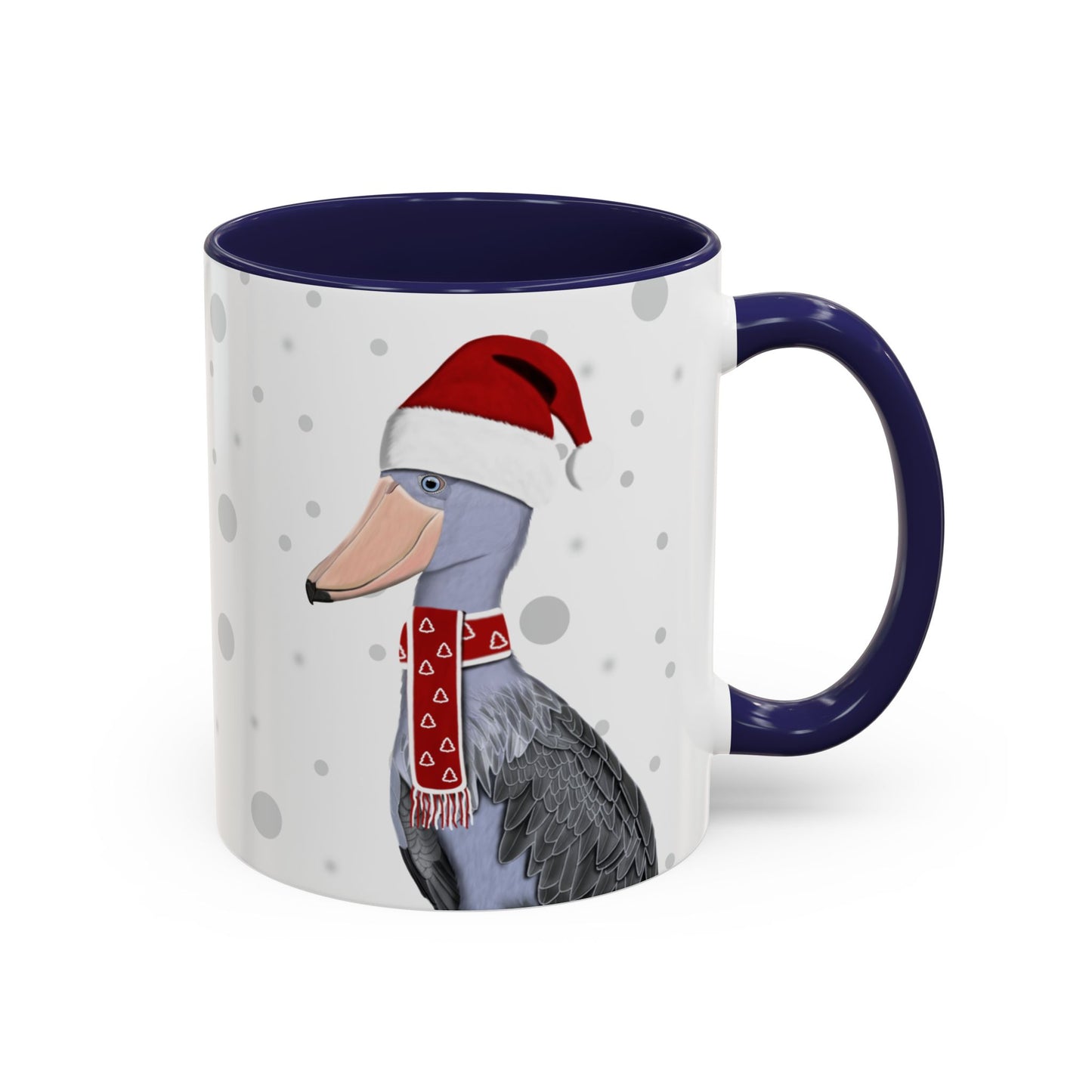 Shoebill Christmas Bird Coffee Mug