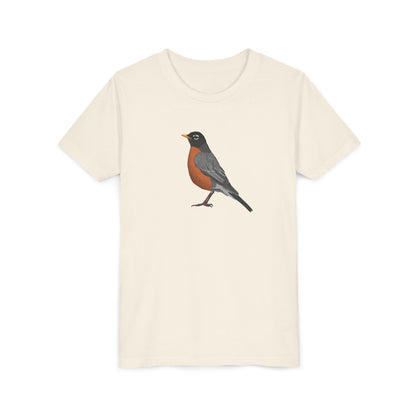 American Robin Birding & Birdwatching Bird Youth T-Shirt