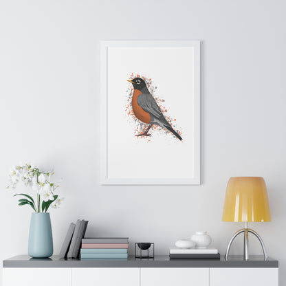 Robin Bird Framed Poster