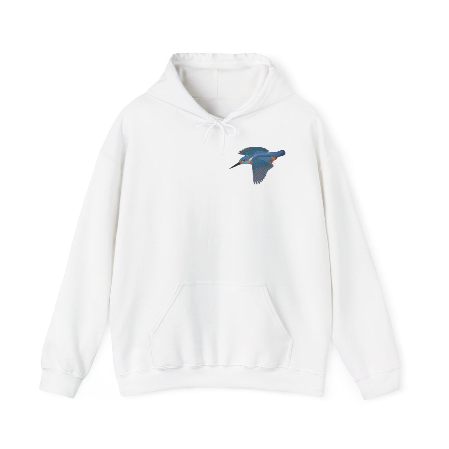 Eisvogel Vogel Hoodie - Kapuzenpullover für Vogelbeobachter & Naturliebhaber mit Vogelmotiv