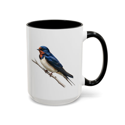 ツバメの陶器製コーヒーマグ – バードウォッチャーへのカスタムギフト