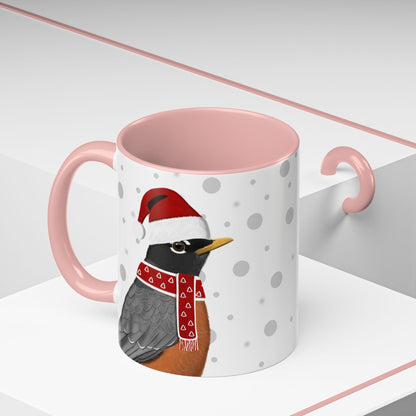 Robin Christmas Bird Coffee Mug