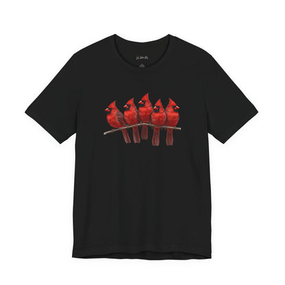 Cardinals T-Shirt | Unisex Retail Fit Bird Lover Tee | Wildlife Birder Gift