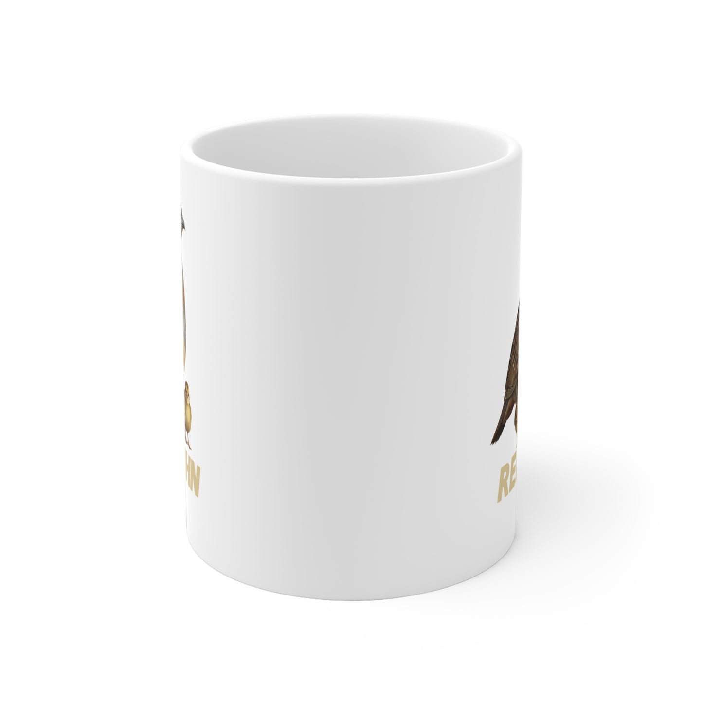 Rebhuhn Vogel des Jahres 2026 Vogelmotiv Tasse Weiß