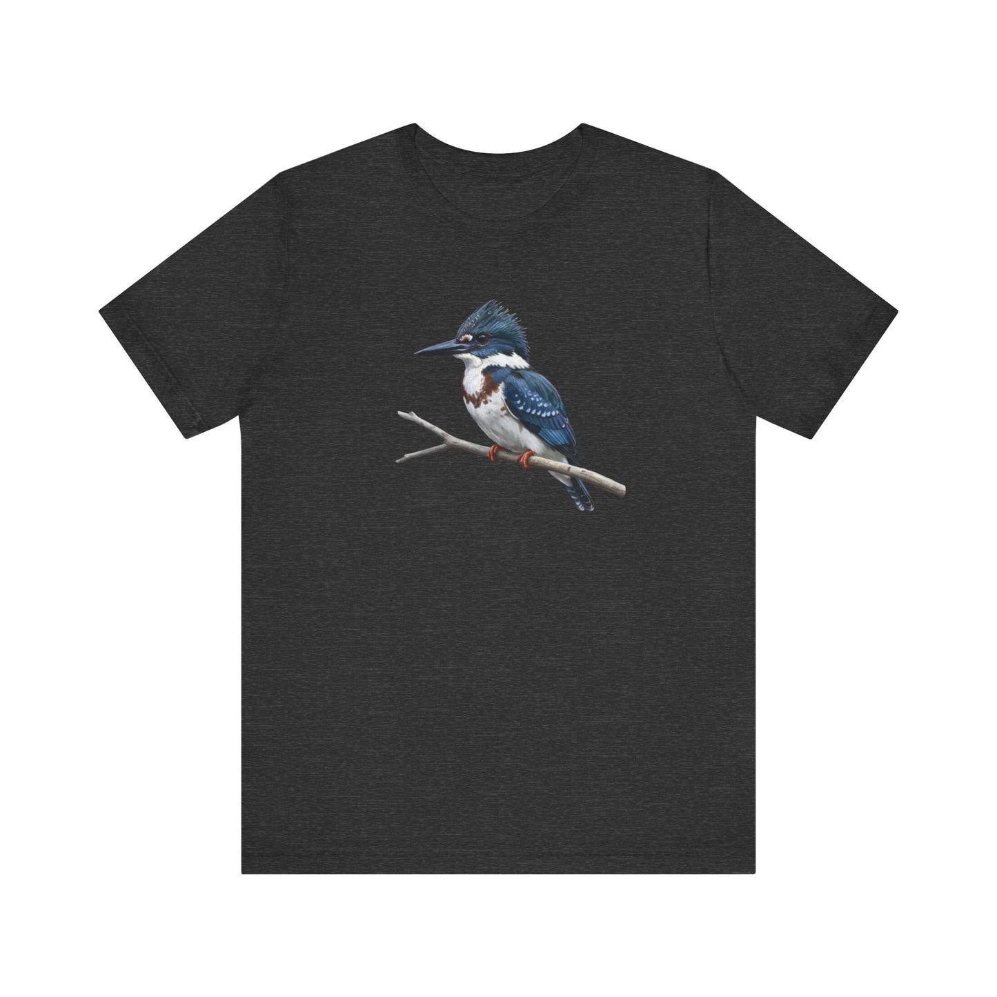 Belted Kingfisher T-Shirt | Unisex Bird Lover Tee | Wildlife Bird Watcher Gift